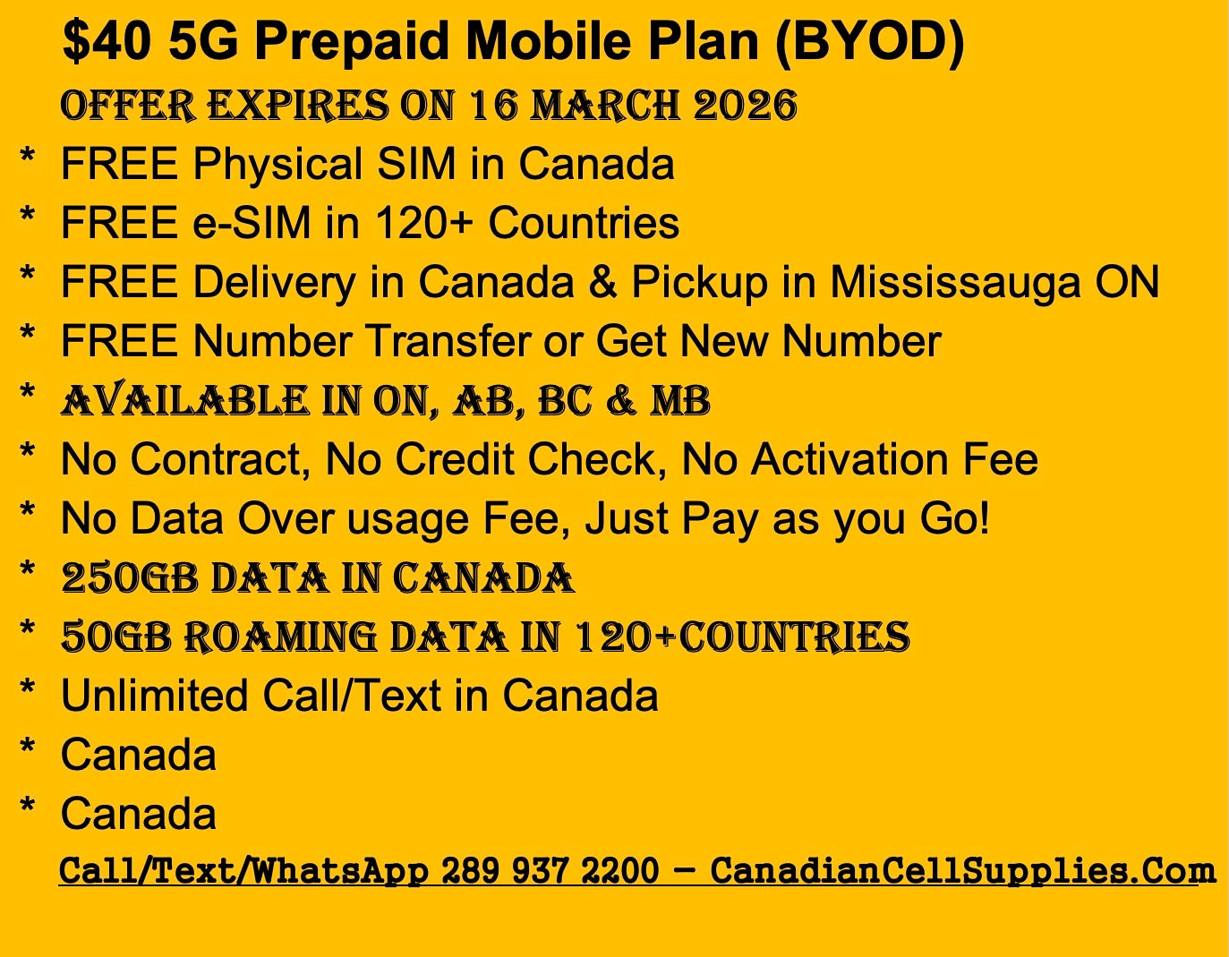 FREE SIM/eSIM with FDM Prepaid LTE 5G Mobile Plans + Valid Promos