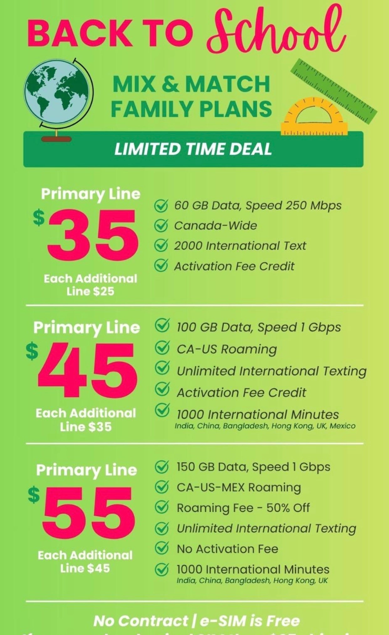 FREE SIM Card with RGS Wireless Postpaid 5G Mobile Plans