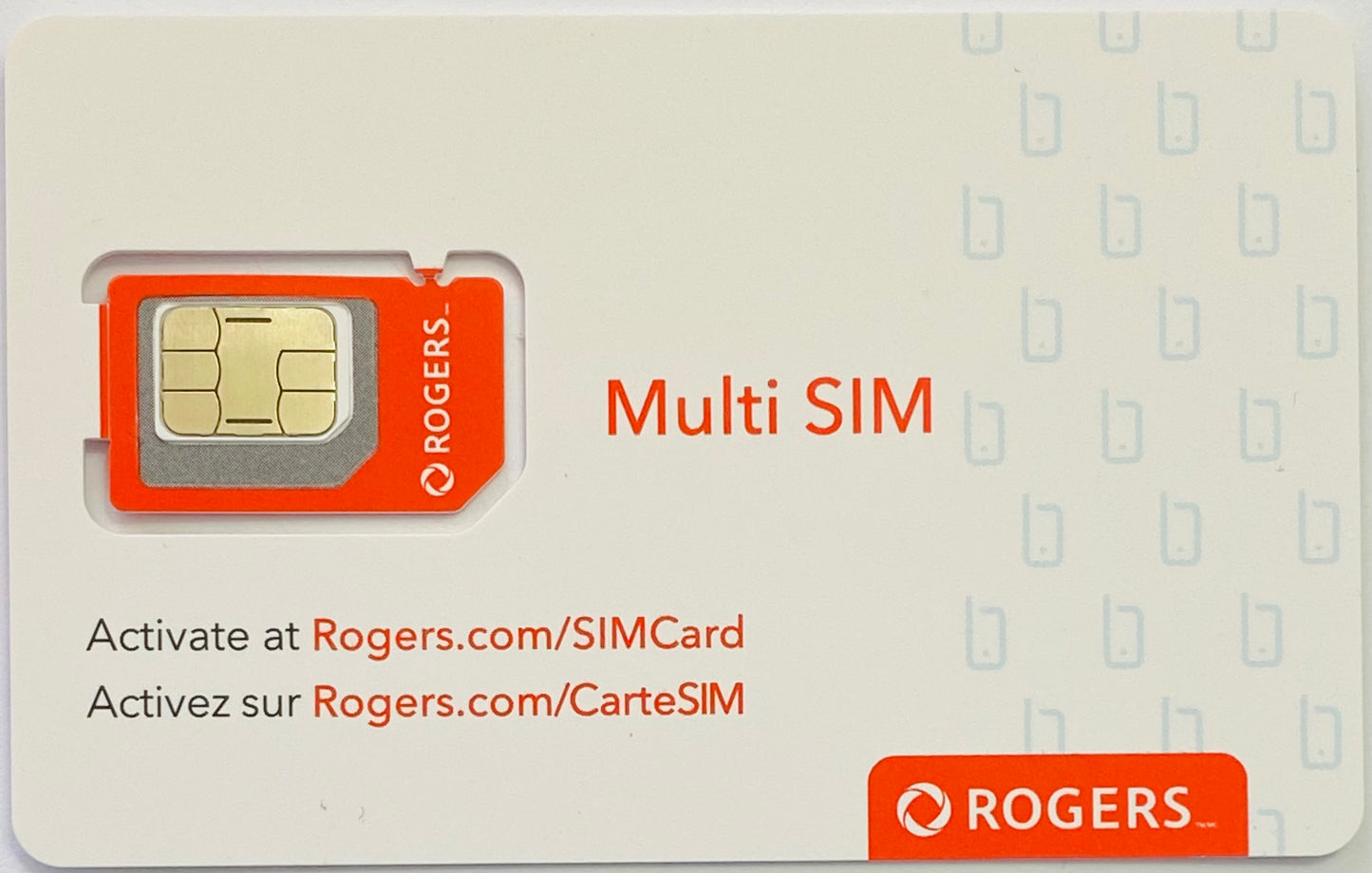 New Blank Multi SIM Card LTE 4G 5G prepaid postpaid Bell Virgin Lucky Rogers Chatr Wireless Fido Freedom Telus Koodo Public Mobile AT&T T-Mobile Lyca UK3 USA Canada Mexico UK EU