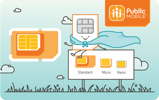 Public Mobile 4G Multi SIM Card