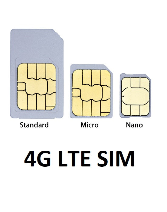 Multi SIM Card for Standard, Micro & Nano devices (Prepaid / Postpaid) Subscribe Plans for LTE Services